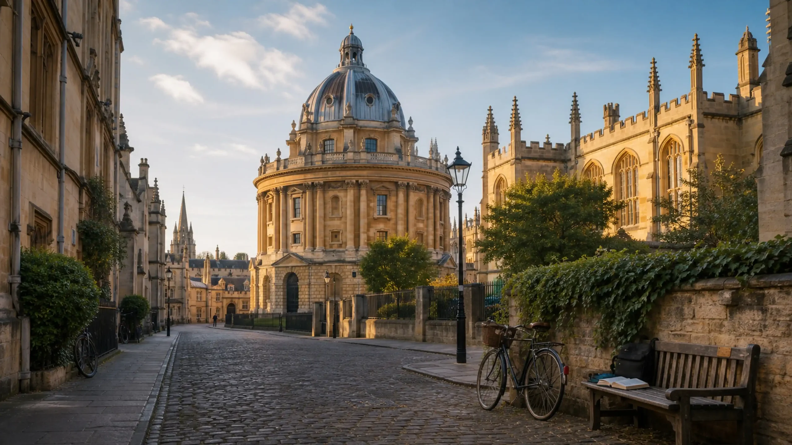 Oxford’da tarihi üniversite mimarisi ve akademik şehir atmosferi